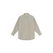 Skall Studio Edgar Oversized Skjorta Beige, Dam