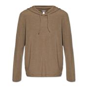 Hanro Hoodie with long sleeves Brown, Herr