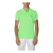 U.s. Polo Assn. Grön enfärgad polotröja Green, Herr