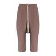 Rick Owens Drawstring Trousers Brown, Dam