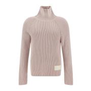Ami Paris Herr Turtleneck Sweater Pink, Dam
