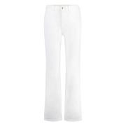 Chloé Flared High-rise Boyfriend Jeans White, Dam