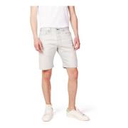 Levi's Vita bomullsshorts med dragkedja och knappfäste White, Herr