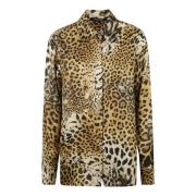 Roberto Cavalli Blus Beige, Dam