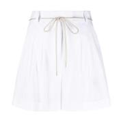 Patrizia Pepe Short Shorts White, Dam