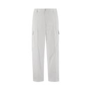 Brioni Straight Trousers White, Herr