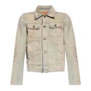 Diesel De-Bonny jeansjacka Beige, Dam