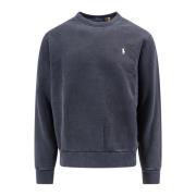 Ralph Lauren Grå Sweatshirt med Logobrodyr Gray, Herr