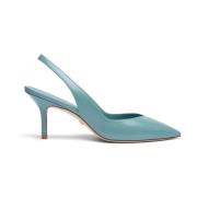 Stuart Weitzman EVA 75 Slingback - Snygga och stilrena klackar Green, ...