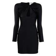 Coperni Svart Cut-Out Miniklänning Black, Dam