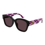 Gucci Gg1550Sk 004 Sunglasses Black, Dam