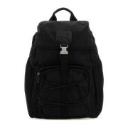 Palm Angels Svart canvas ryggsäck Black, Herr