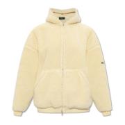 Balenciaga Fleece-hoodie Beige, Dam