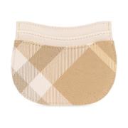 Burberry Rutig kortfodral Beige, Dam