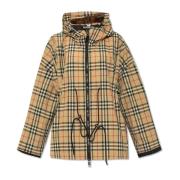 Burberry Bacton huva jacka Beige, Dam