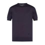 Dolce & Gabbana Siden T-shirt Blue, Herr