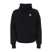 Palm Angels Stretch Nylon Ski Club Sweatshirt Black, Herr