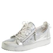 Giuseppe Zanotti Pre-owned Pre-owned Laeder sneakers Gray, Dam