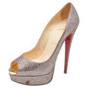 Christian Louboutin Pre-owned Pre-owned Tyg klackskor Multicolor, Dam