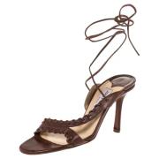 Jimmy Choo Pre-owned Pre-owned Laeder sandaler Brown, Dam