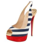 Christian Louboutin Pre-owned Pre-owned Tyg klackskor Multicolor, Dam