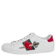 Gucci Vintage Pre-owned Laeder sneakers White, Dam