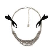 Panicale Modernt pärlhalsband Gray, Dam