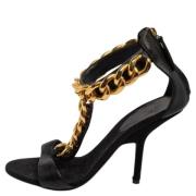 Giuseppe Zanotti Pre-owned Pre-owned Laeder sandaler Black, Dam