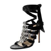 Jimmy Choo Pre-owned Pre-owned Laeder sandaler Black, Dam