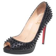 Christian Louboutin Pre-owned Pre-owned Laeder klackskor Black, Dam