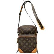 Louis Vuitton Vintage Pre-owned Canvas axelremsvskor Brown, Dam