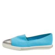 Miu Miu Pre-owned Pre-owned Canvas sneakers Blue, Dam