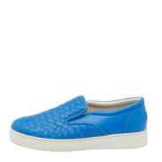 Bottega Veneta Vintage Pre-owned Tyg sneakers Blue, Dam