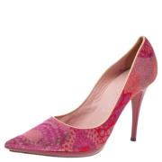 Casadei Pre-owned Pre-owned Tyg klackskor Multicolor, Dam