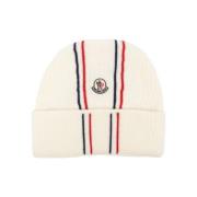 Moncler Tricolor Ullmössa Beige, Herr