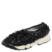 Dior Vintage Pre-owned Laeder sneakers Black, Dam