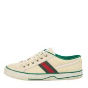 Gucci Vintage Pre-owned Canvas sneakers Beige, Dam