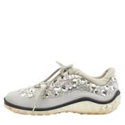 Miu Miu Pre-owned Pre-owned Satin sneakers Gray, Dam