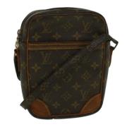 Louis Vuitton Vintage Pre-owned Canvas axelremsvskor Brown, Dam