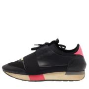 Balenciaga Vintage Pre-owned Tyg sneakers Black, Dam