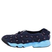 Dior Vintage Pre-owned Mesh sneakers Blue, Dam