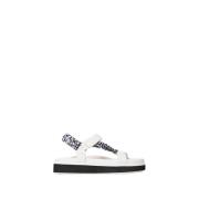 Twinset Tryckta tekniska sandaler White, Dam