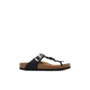 Birkenstock Gizeh Flätade sandaler Black, Dam