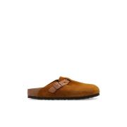 Birkenstock Boston Flätade sandaler Brown, Dam