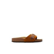 Birkenstock Oita Flätade sandaler Brown, Dam