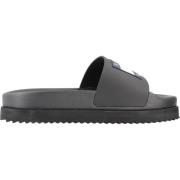 Tommy Jeans Sliders Black, Dam