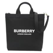 Burberry Vintage Pre-owned Tyg totevskor Black, Dam