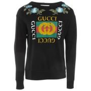 Gucci Vintage Pre-owned Bomull toppar Black, Dam