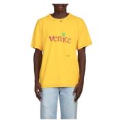 ERL Venice Skadad T-shirt Yellow, Herr