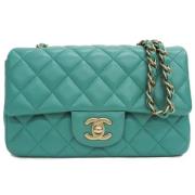 Chanel Vintage Pre-owned Laeder chanel-vskor Green, Dam